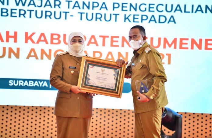 Sumenep Diganjar Opini WTP 5 Kali Berturut-turut