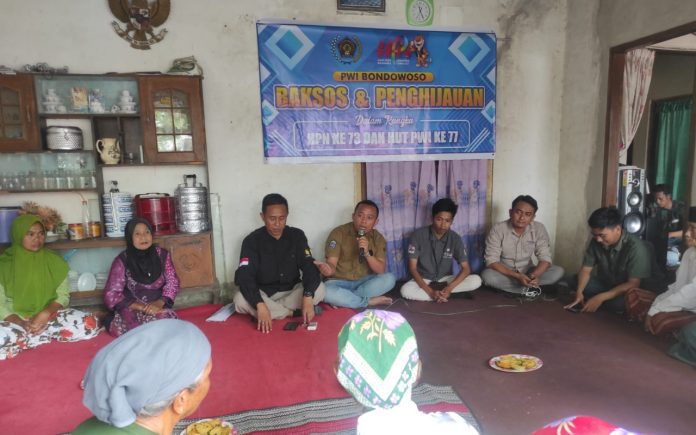 PWI Bondowoso Gelar Bhakti Sosial Hingga Edukasi Kepemiluan