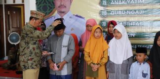 Pemdes Rek Kerrek Santuni Muadzin, Anak Yatim hingga Penyandang Disabilitas