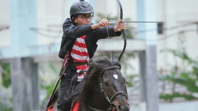 Saladin 'Sakera Muda' Ukir Prestasi di Equestrian Archery Exhibition 2023