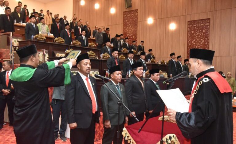 Pimpinan DPRD Sumenep Periode 2024-2029 Resmi Dilantik
