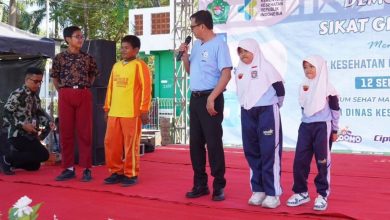 Pemkab Pamekasan Gelar Demonstrasi Sikat Gigi Bersama Ribuan Siswa
