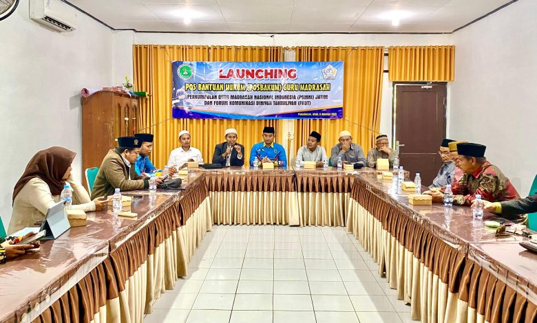 Marak Guru Dipolisikan, Guru Madrasah Jawa Timur Launching Pos Bantuan Hukum