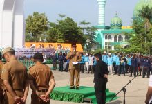 Antisipasi Bencana, Pemkab Pamekasan Gelar Apel Trantibun dan Kesiapsiagaan