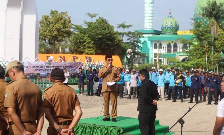 Antisipasi Bencana, Pemkab Pamekasan Gelar Apel Trantibun dan Kesiapsiagaan