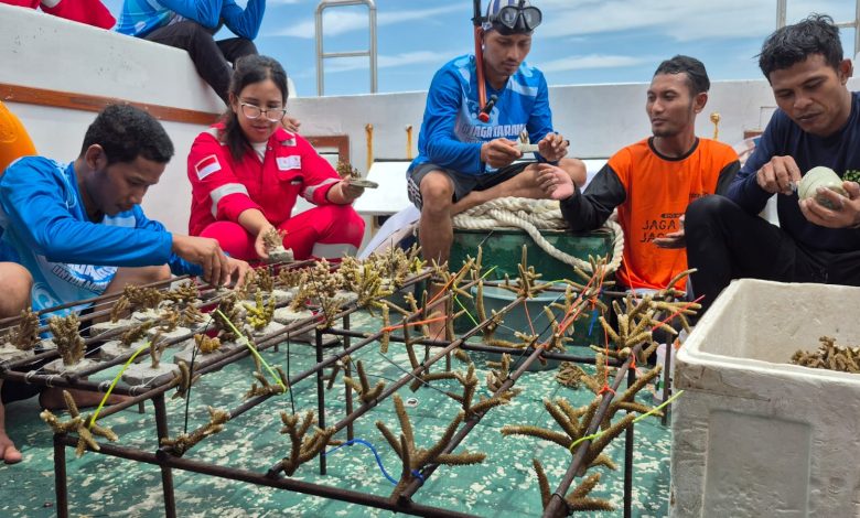 SKK Migas-KEI Pulihkan Ekosistem Laut Pagerungan Lewat Konservasi Terumbu Karang