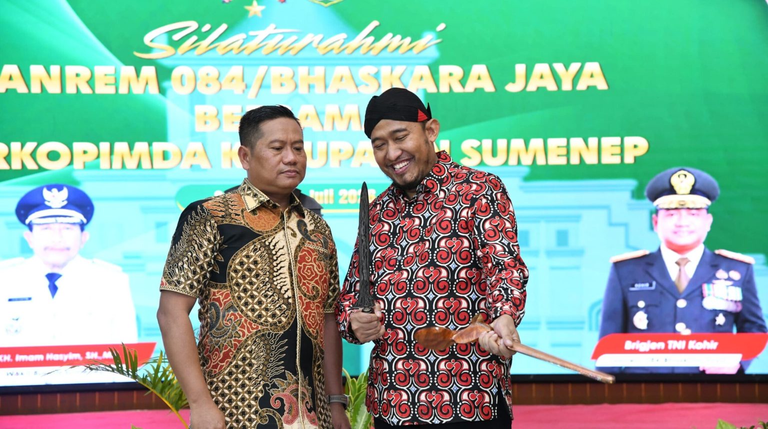 Terima Kunjungan Danrem 084/Bhaskara Jaya, Bupati Sumenep: Perkuat Sinergi dan Kolaborasi